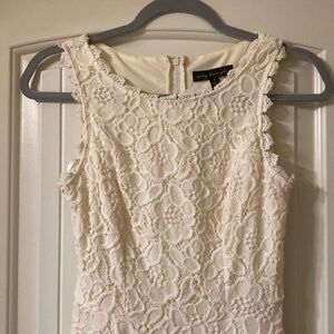 City Triangles Cream Lace Dress